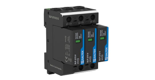 Surge arrester for three-phase system TN-C, 120 kA (8/20 µs)