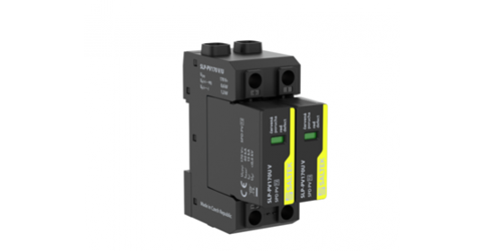 Surge arrester for PV systems (both poles), up to 170 V DC