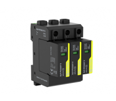 Surge arrester for PV systems (both poles), up to 700 V DC.