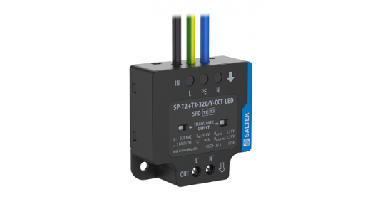 Module of surge protection, input cores/output terminals, 10 A