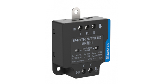 Module of surge protection input/output terminals, PE lug, 10 A