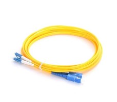 FO Patch Cord 9/125 Dpx OS2 2.0mm LC/UPC-SC/UPC-3m LSOH.
