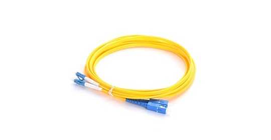 FO Patch Cord 9/125 Dpx OS2 2.0mm LC/UPC-SC/UPC-3m LSOH.