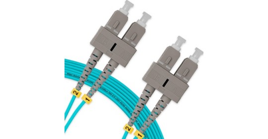 FO Patch Cord 50/125 Dpx OM3 2.8mm SC/UPC-SC/UPC-10m LSOH.