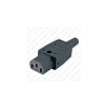 Plug AC IEC 60320 C13 Female 10 Amp Straight Entry