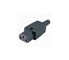 Plug AC IEC 60320 C13 Female 10 Amp Straight Entry