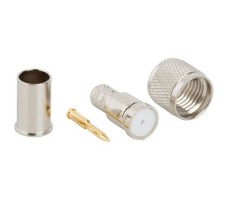 Mini UHF Crimp Plug 50 Ohms. Mini UHF Crimp Plug 50 Ohms.