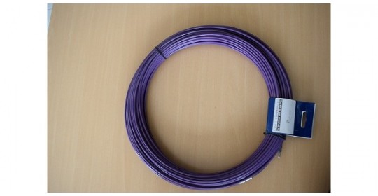 Fish Tape Steel Wire 4mm 50M Purple PVC Without Cage