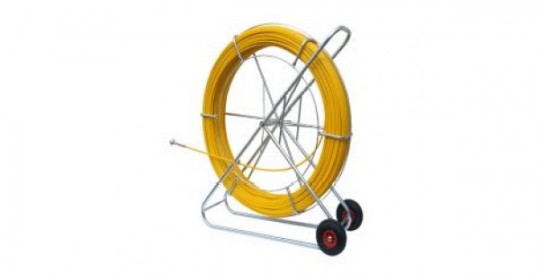 Fiberglass Rod 11mm-200m  Wheeled Vertical - Yellow