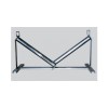 Galvanised cable guiding run-off frame