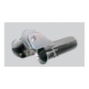 Galvanised cable protector with roller