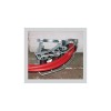 Galvanised cable and rope entrance device