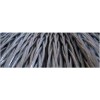 Galvanized steel antitwisting ropes with square section, 8/12 x 19