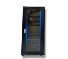 Door Full Front Glass 27U W800 RAL9005.
