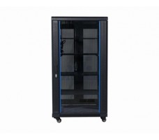 Door Full Front Glass 42U W800 RAL9005.