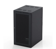 Door Single Rear Perforated 22U W600 RAL9005.