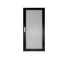 Door Single Rear Perforated 27U W600 RAL9005.
