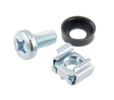 Cagenut M6 And Screws 22MM With Black Cup Washers.