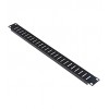 Blank Panel 1U Ventilated - RAL 9005 (Webb). Blank Panel 1U Ventilated - RAL 9005 (Webb).