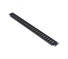 Blank Panel 1U Ventilated - RAL 9005 (Webb).