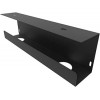 Cable Trough -42U -100mm Wide Black Webb. Cable Trough -42U -100mm Wide Black Webb.