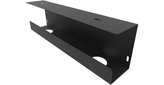 Cable Trough -42U -100mm Wide Black Webb. Cable Trough -42U -100mm Wide Black Webb.