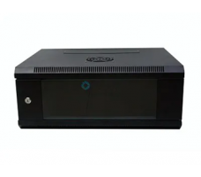 Cabinet 4U W600 D450 Single Section W/ 1XFAN- RAL 9005.
