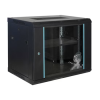 Cabinet 15U W600 D550 Double Section W/ 1XFan -RAL9005. Cabinet 15U W600 D550 Double Section W/ 1XFan -RAL9005.