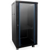 Cabinet Network 27U W800D800 W/4Fan+cast+SP W/o Door-9005. Cabinet Network 27U W800D800 W/4Fan+cast+SP W/o Door-9005.