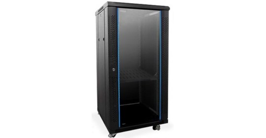 Cabinet Network 27U W800D800 W/4Fan+cast+SP W/o Door-9005. Cabinet Network 27U W800D800 W/4Fan+cast+SP W/o Door-9005.
