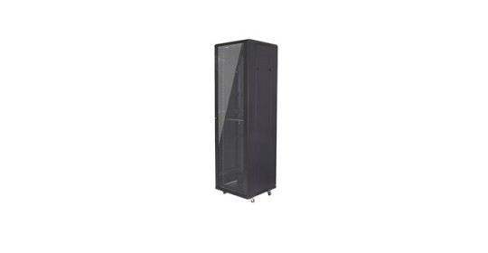 Cabinet Network 42U W600D600 W/4Fan+cast+SP W/o Door-9005.