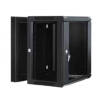 Cabinet 12U W600 D550 Double Section, F/PD,Com.Lock,SP,2Fan.