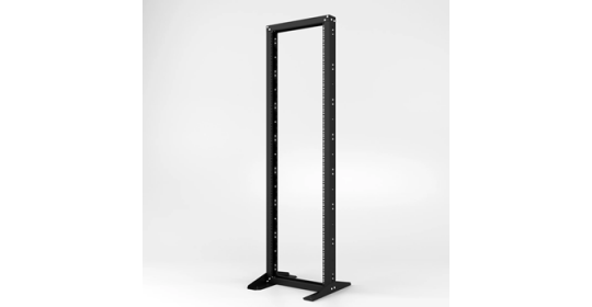 Labrack Fixed 42U W600 D350, 2 Post Steel - RAL 9005. Labrack Fixed 42U W600 D350, 2 Post Steel - RAL 9005.