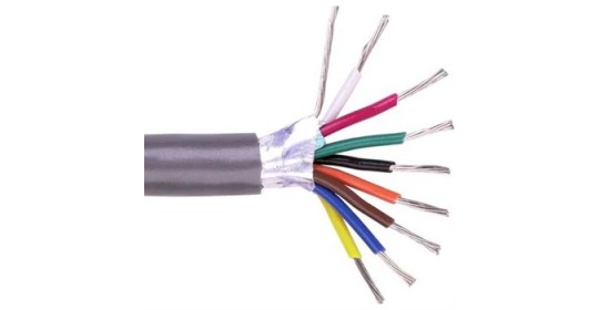 4PR Foil Shielded 24AWG Strand (07x32), PVC Grey 305m/Rol.