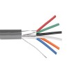 6C Foil Shielded 18AWG Strand (07x26) , PVC Grey 305m/Roll.