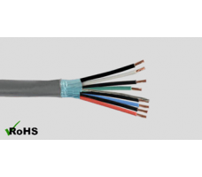 8C Foil Shielded 18AWG Strand (07x26) , PVC Grey 305m/Roll. 8C Foil Shielded 18AWG Strand (07x26) , PVC Grey 305m/Roll.