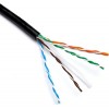 Cable External 4Pr UTP Cat6 23AWG 0.55mm PE 500m/RL-Black. Cable External 4Pr UTP Cat6 23AWG 0.55mm PE 500m/RL-Black.