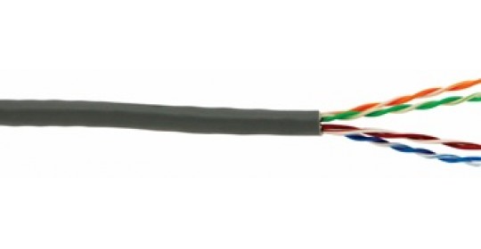 Cable Internal 4Pr UTP CAT6 23AWG LSOH 305m/RL-Grey WEBB. Cable Internal 4Pr UTP CAT6 23AWG LSOH 305m/RL-Grey WEBB.