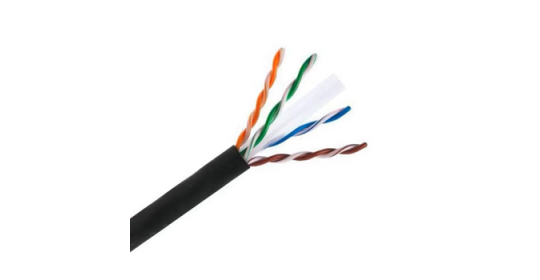 Cable External 4Pr UTP Cat6 23AWG 0.55mm PE 305m/RL-Black.