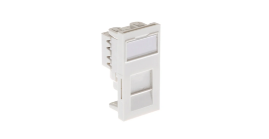 Module Cat6 6C RJ45 Unshielded Straight – White.