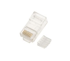 Connector RJ45 CAT6 UTP 50Mic Gold Plated Guide Separate.