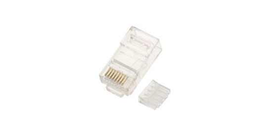 Connector RJ45 CAT6 UTP 50Mic Gold Plated Guide Separate. Connector RJ45 CAT6 UTP 50Mic Gold Plated Guide Separate.