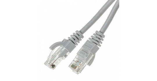 Patch Cord CAT6A UTP 24AWG 1m LSOH- Grey Webb.