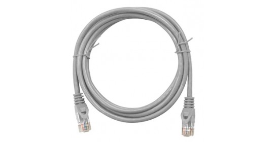 Patch Cord CAT6A UTP 24AWG 3m LSOH - Grey Webb.