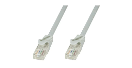 Patch Cord CAT6 UTP 24AWG 0.5m LSZH - Grey Webb.