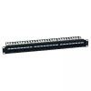 Patch Panel 1U 24Port Cat6A Straight Loaded PCB -Black. Patch Panel 1U 24Port Cat6A Straight Loaded PCB -Black.