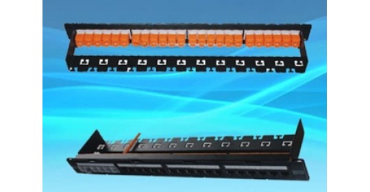 Patch Panel 24 Port 1U CAT6A Unloaded – Webb.