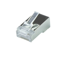 Connector RJ45 CAT6A Shielded W/Inbuilt Clips Webb.
