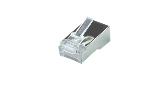 Connector RJ45 CAT6A Shielded W/Inbuilt Clips Webb. Connector RJ45 CAT6A Shielded W/Inbuilt Clips Webb.