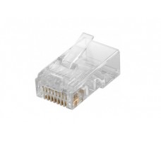 Connector RJ45 CAT6 UTP 50Mic Gold Plated W/Inbuilt Guide.